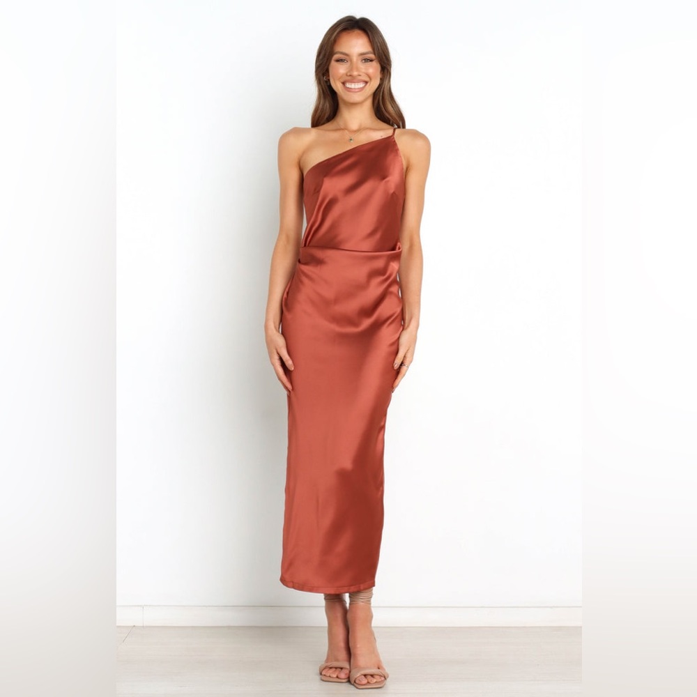 NWT PETAL AND PUP LUELLA DRESS - RUST SIZE / 6